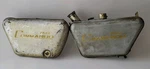 Norton Commando 750 Side Panel Frame Cover Set Oil Tank. Fixed Price $500.00.