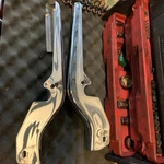 Harley Oem Touring Rear Left And Right Set Chrome Frame Covers. Fixed Price $69.00.