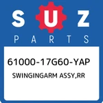 61000-17G60-YAP Suzuki Swingingarm Assy,rr 6100017G60YAP, New Genuine Oem Part. Fixed Price $1574.53.
