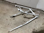1996 Yamaha YZ125 Oem Rear Back White 4SS-21190-00-UJ. Fixed Price $9.00.
