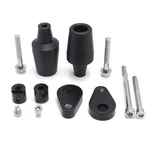 Black Motorcycle Frame Slider Crash Protector For 2018-2025 Kawasaki Ninja 400. Fixed Price $54.99.