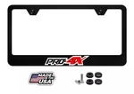 Red & White PRO-4X License Plate Frame Tag Cover Black Metal Material With Screw. Fixed Price $19.95.