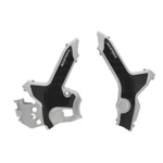 Acerbis Frame Protector X-grip Guards Black Silver Honda CRF300 Rally 21 25. Fixed Price $51.81.