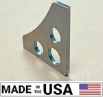 Sr Steel 3" X 3/16 Universal Weld-on Holes Design Gusset Diy Metal Fabrication. Fixed Price $13.00.