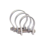 Axia Alloys Strap Clamp - Silver, 0.875IN. Fixed Price $15.53.