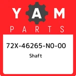 72X-46265-N0-00 Yamaha Shaft 72X46265N000, New Genuine Oem Part. Fixed Price $2824.61.