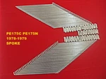 Fit Suzuki PE175C PE175N 1978 - 1979 Front & Rear Spoke Set 72 Pcs. Japan Mi. Fixed Price $72.20.