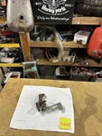 75-76 Harley 1975 Sportster Right Brake Pedal Mount Bracket Ironhead Foot Peg. Fixed Price $180.00.