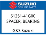 Suzuki Oem Part 61251-41G00 Spacer,rr Swgarm Pivot Bearin. Fixed Price $42.90.