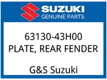 Suzuki Oem Part 63130-43H00 Reinf,rear Fender. Fixed Price $396.49.