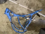 84 Suzuki RM-125E Frame, 41100-14502-19F, Vmx, Ahrma. Fixed Price $199.00.