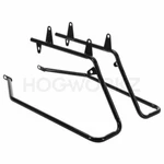 Hogworkz Black Conversion Brackets For Touring Saddlebags Harley Softail 18-UP. Fixed Price $224.98.