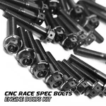Black Crankcase Cover Engine Bolt For Yamaha Yzf R1 04 05 06. Fixed Price $72.17.