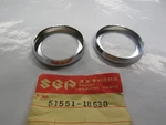 Nos Suzuki 1971-72 T350 Rebel Head Light Bracket Seat Cover 51551-18630. Fixed Price $21.77.