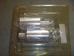 Nos New Shogun Polished Aluminum Bar End Sliders 714-242. Fixed Price $20.00.