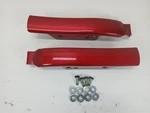 Harley-davidson 07 Electra Glide Cvo Saddlebag Filler Strips Candy Cherry. Fixed Price $89.00.