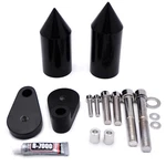 Black Spike Frame Slider Billet Aluminum For Honda 2006-20. Fixed Price $37.79.
