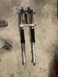 79, 80 Honda XR-500 Forks And Triple Claamps, 51500-429-000. Fixed Price $99.00.