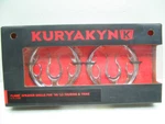 Kuryakyn Chrome Front Fairing Flame Speaker Grilles 3788 Harley Touring '96-'13. Fixed Price $22.99.