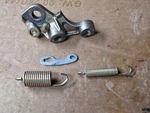 Ducati Monster Oem Kickstand Plate, Link & Springs 695 800 900 1000 S4 55620271B. Fixed Price $70.00.