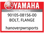 Yamaha Oem Part 90105-08156-00 Bolt, Flange. Fixed Price $11.49.