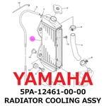 New Yamaha Genuine 2002-2021 YZ85 Radiator Cooling Assy 5PA-12461-00-00. Fixed Price $336.99.