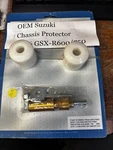 Nos New 2006 Suzuki GSX-R600/750 Chassis Protectors 990A0-63012-WHT. Fixed Price $44.99.