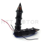 Spike Hand Grips Turn Signals For Harley Davidson Customs Dyna Softail 25MM Blac. Fixed Price $37.39.