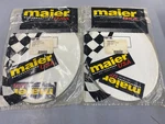Maier Vintage Oval Style Side X2 Left And Right Number Plate New. Fixed Price $26.99.