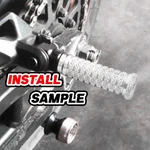Silver M-grip Racing Front Foot Pegs Set For Suzuki Gsxr 600 04 05. Fixed Price $64.32.