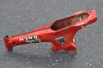 Vintage Used Oem Honda CT70 K1 Frame Candy Ruby Red #2009749 50100-098-970 Cm. Fixed Price $835.99.