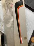 Nos Yamaha Oem Emblem Decal, 21V-21662-30, YTM200 Tri-moto, Tank Cover. Fixed Price $18.00.