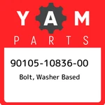 90105-10836-00 Yamaha Bolt, Washer Based 901051083600, New Genuine Oem Part. Fixed Price $20.94.
