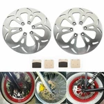 Full Set Brake Rotors Pads For Suzuki Intruder VS1400GLP 1987-2004. Fixed Price $154.88.