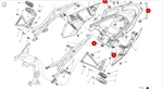 55920091B - Ducati Multistrada 1200 Pillion Rider Grip Rear. Fixed Price $322.23.