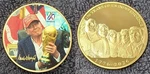 Donald Trump Gold Coin President World Cup 2026 Autograph Usa Messi Ronaldo. Fixed Price $13.45.