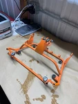 1991 91-92 Yamaha FZR600R Upper Fairing Mirror Gauges Stay Bracket. Fixed Price $175.00.