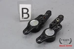 2007 Harley Electra Glide Swingarm Pivot Side Cover Left Right Set. Fixed Price $32.90.