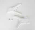 Ufo Plastics Frame Guards White Motorcycle Dirt Bike HO02637041 12-485-29. Fixed Price $32.65.