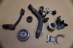 Yamaha DT50 Lc 17W Ob Lot Bundle Various Engine Parts Primary Motor. Fixed Price $40.37.