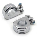 1.25" Highway Foot Peg Mounting Kits For Harley Suzuki Kawasaki Engine Guard Bar. Fixed Price $35.47.