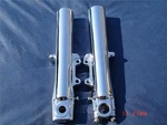 Harley Chrome Lower Fork Sliders Legs Road Glide Exchange Program 00-13 Touring. Fixed Price $349.00.