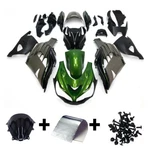 Green Black Kit For 2012-2021 Kawasaki Ninja ZX14R Fairings Abs Bodywork. Fixed Price $416.95.