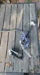 Kawasaki EX250 Ninja Both Front Footpeg Brackets Complete 35011-1380, 35011-1355. Fixed Price $100.00.