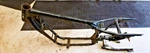 Harley Davidson Sportster Frame And Swing Arm 1986-1987 PART#47150-86A. Fixed Price $645.00.
