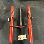 Oem Honda CT70H Front Fork Suspension Tubes Upper 51510-098-670Z Red. Fixed Price $150.00.