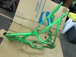 89 Kawasaki KX-125 Frame , 32160-1016. Fixed Price $299.00.