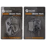 Niche Brake Pad Set For Bmw F650CS F650GS F650ST G650X Front Rear Semi-metallic. Fixed Price $17.95.