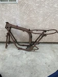 1969-1972 Triumph Trophy TR6C 650 Frame Chassis & Swing Arm. Fixed Price $600.00.