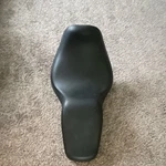 2001 Harley Softail Deuce Original Seat Black Leather. Fixed Price $200.00.